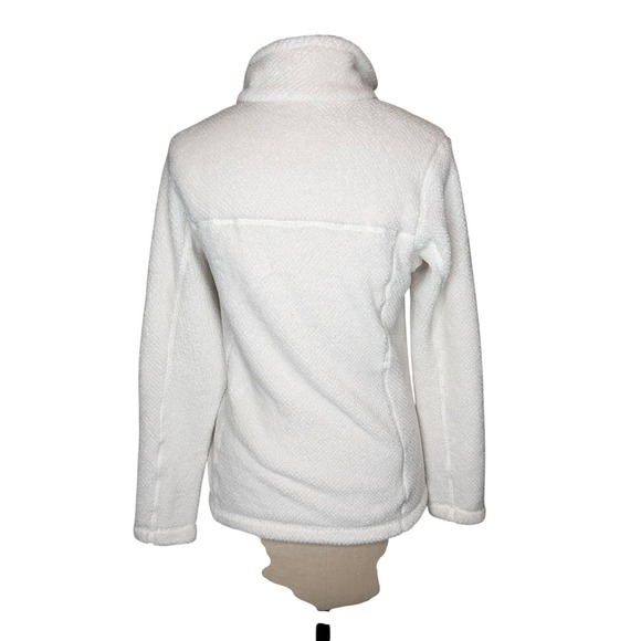 PATAGONIA Cream White Fleece Re-Tool Snap T Pullover Sweater Women's Size Small - Picture 3 of 5